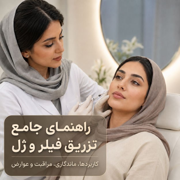 تزریق فیلر توسط پزشک؛ راهنمای کاربردها، ماندگاری، مراقبت و عوارض